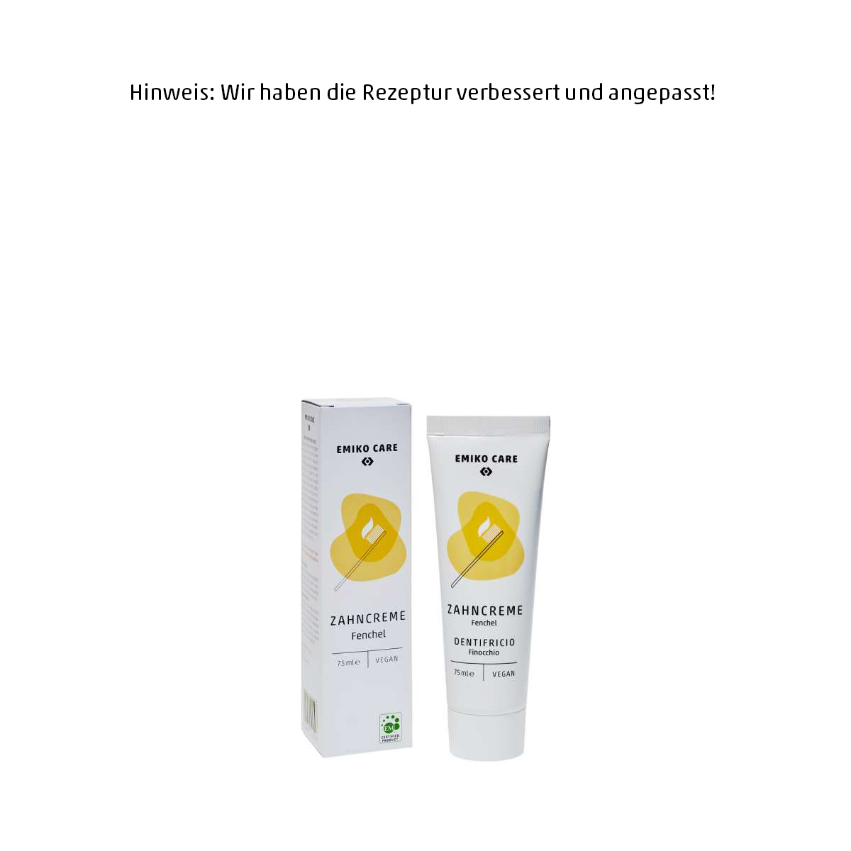 Dentifricio EMIKO Care Finocchio OFFERTA